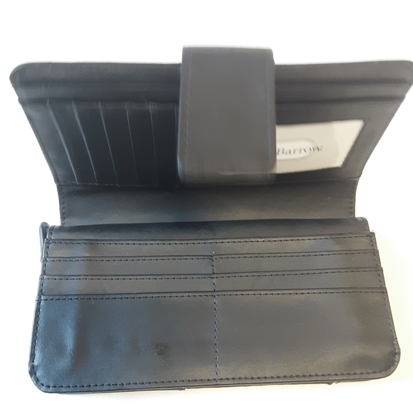 Women's Croft & Barrow® Leather Tab Clutch Wallet NWT - Picture 3 of 4